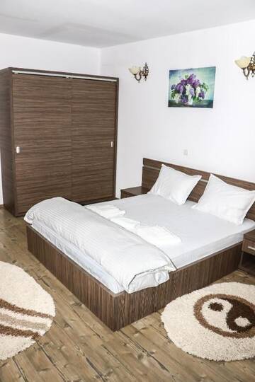 Фото номера Люкс с балконом Гостевой дом Casa cu flori г. Мойечу-де-Сус 3